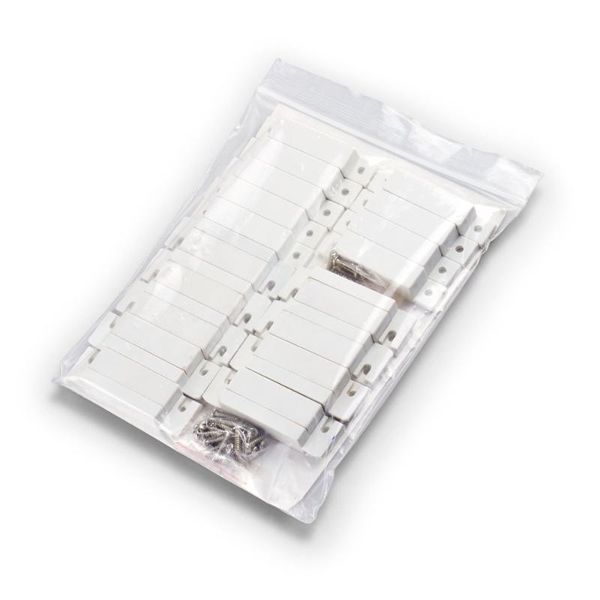 

alarm systems 10pcs/lot wired door window magnetic sensor switch work with ptsn and gsm system zone kerui 8218g g19 q2 gsm10a