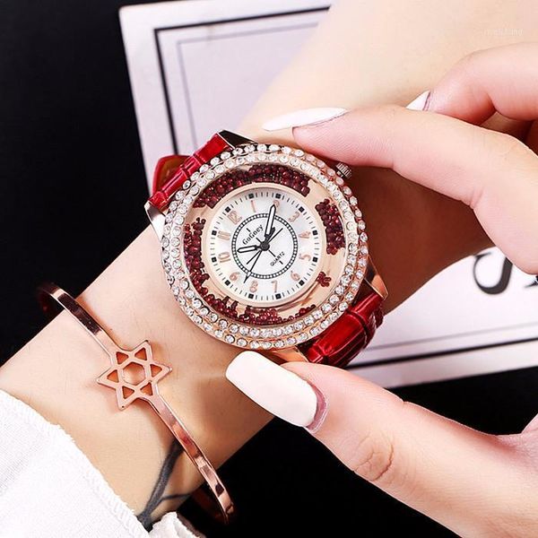 

wristwatches women's watch ladies fashion women leather quartz clock relogio feminino masculino, Slivery;brown