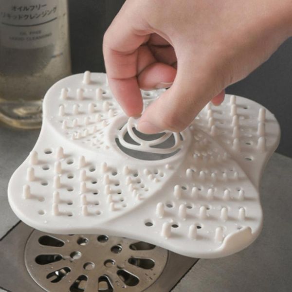 

colanders & strainers kitchen gadgets accessories flower shape outfall drain cover basin sink strainer filter shower hair catcher ser pl