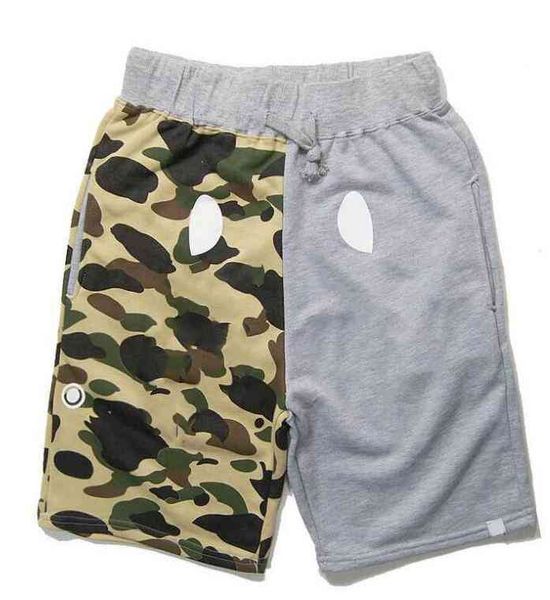 

summer mens shorts with shark mouth classic fashion designer beach pant men women short pants jogger trousers, White;black