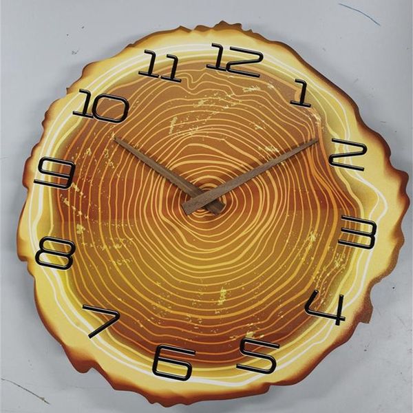 

wall clocks creative wooden quartz clock movement +hands for home large decoration