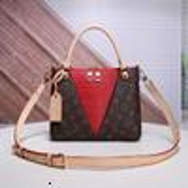 

libobo6_1 onp9 m43966 backpacks handbags iconic handles shoulder bags totes cross body bag clutches evening oxidized leather business, Red;black