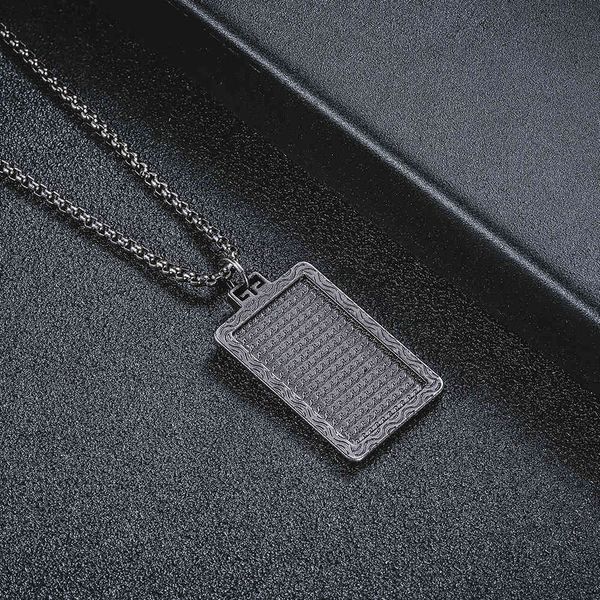 

design wind and water elements pendant lovers chinese style personality hip hop titanium steel, Silver