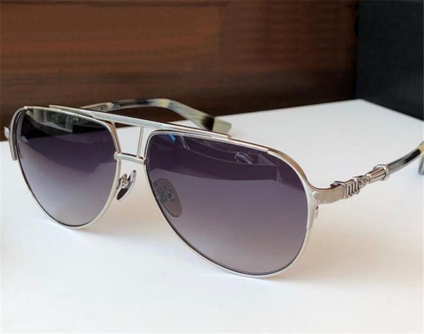 

new fashion design sunglasses pailal-i exquisite pilot metal frame retro and popular style versatile outdoor uv400 protective glasses qualit, White;black