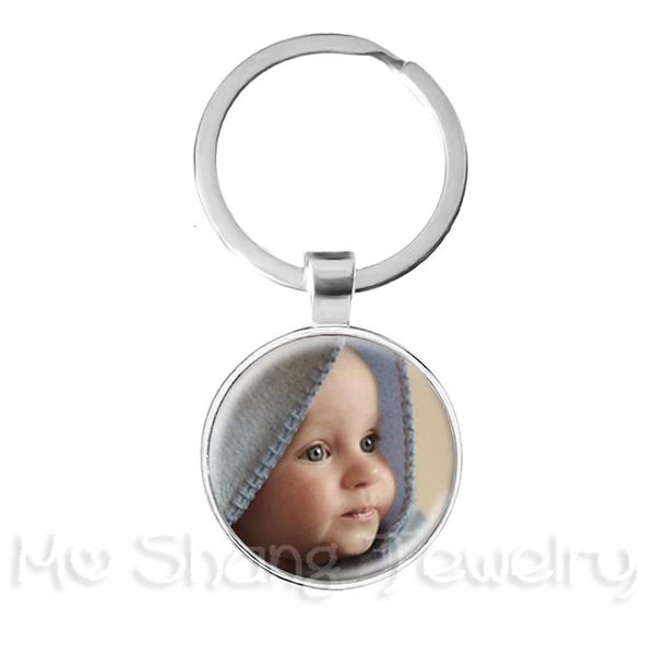 

personalized custom keychain p mum dad baby children grandpa parents custom designed p gift for family anniversary gift, Silver