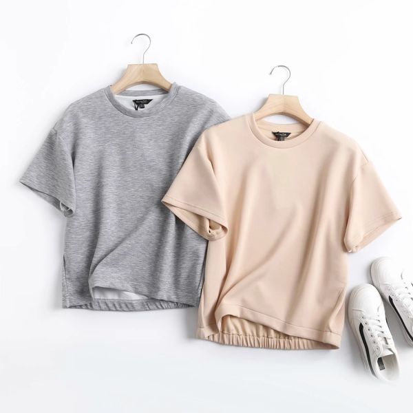 

solid color new cotton women t shirt short sleeve woman tshirt short sleeve pure color men t shirt t shirts for aesthetic, Black