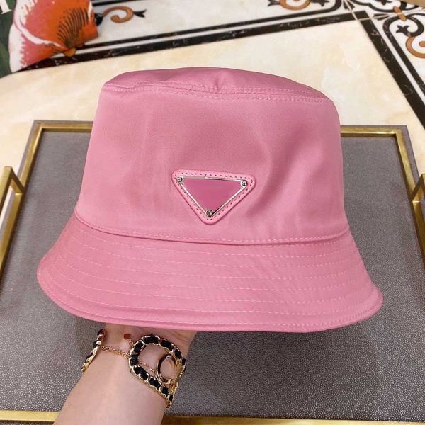 

men's hats fashion women cloches metal letter pattern inverted triangle summer casual accessories 55-59 cm breathable, Blue;gray