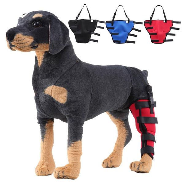 

dog apparel pet leg brace right left knee hock bandages straps protection joint bandage wrap recovery supplies