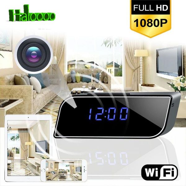 

mini cameras 1080p wifi wireless clock camera time alarm watch security night vision motion sensor ap/ip remote monitor micro home