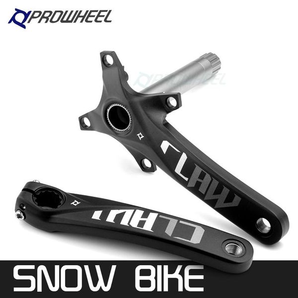 

bike heels & chainwheels prowheel bicycle parts snow crankset 170mm bb100/120mm fat crank arm bottom bracket bb aluminum alloy 104bcd