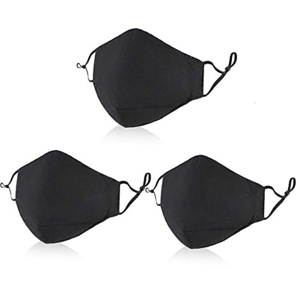 

ear adjustable cotton mask black wash repeated use sunscreen