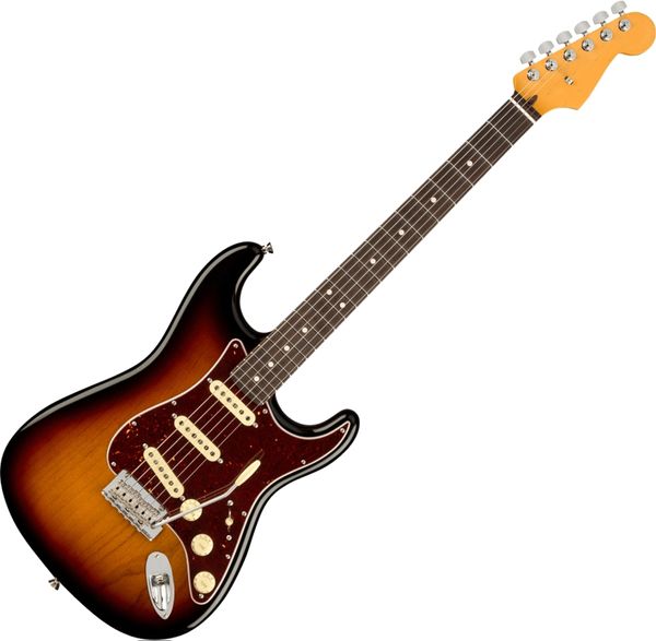 Outlet di fabbrica-6 corde Tobacco Sunburst Chitarra elettrica con pickup SSS, tastiera in palissandro, corporatrice