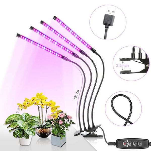 

grow lights full spectrum led light dc 5v usb phyto lamp deskplant growth for indoor flower veg seedling succulent fitolampy