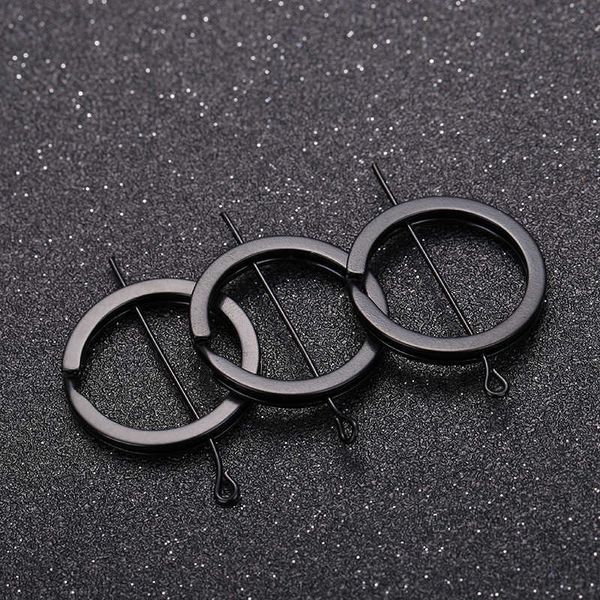 20 Stück, Größe 25 mm, schwarze Metall-Schlüsselanhänger, geteilter Ring, hochwertige Schlüsselanhänger, passend für Tasche, Schlüsselbund, Schmuckherstellung, G1019