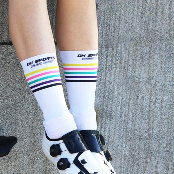 

sports socks 2021 profession bike bicycle mtb running wear-resistant non-slip cycling breathable sneakers outdoor, Black