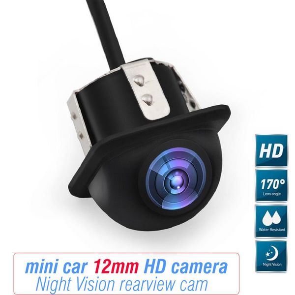 

car rear view cameras& parking sensors 2021 mini 12mm camera ip67 waterproof rearview side night vision backup reverse/customizable front-vi