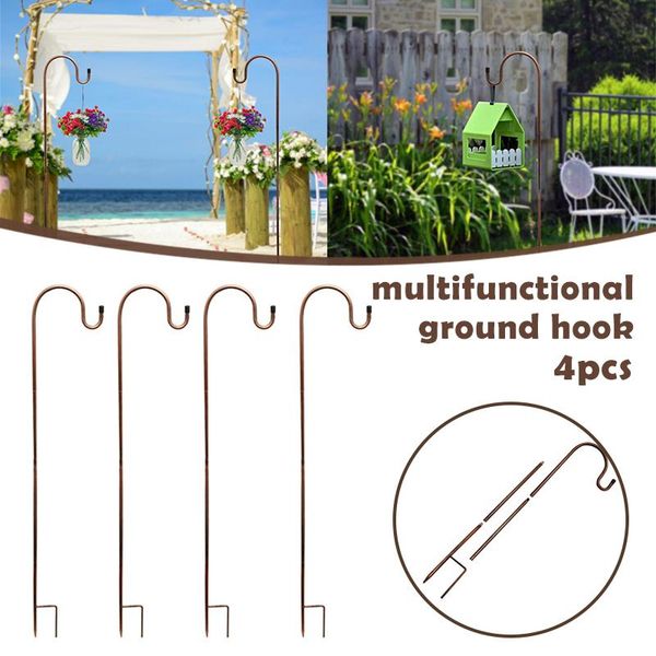 

party decoration iron shepherds hook super strong rust resistant durable simple suit for garden entrance hanging plant baskets weddings ser8
