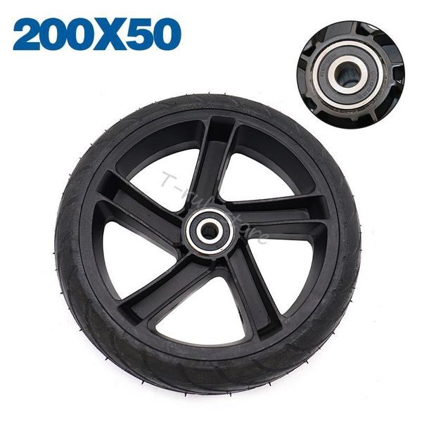 

motorcycle wheels & tires 200x50 solid wheel 8 inch explosion-proof puncture proof tubeless tyre parts for electric scooter ruima speedway m