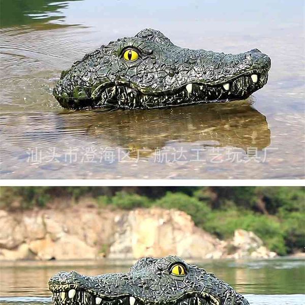 

2.4g simulated head remote control boat charging electric water crocodile spoofing children's toys