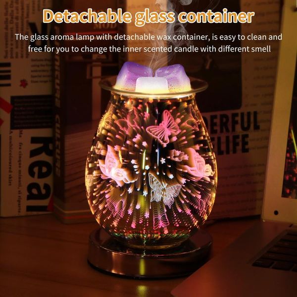 

plug incense burners aromatize 3d electric wax melt touch lamp aroma tart burner fragrance lamps