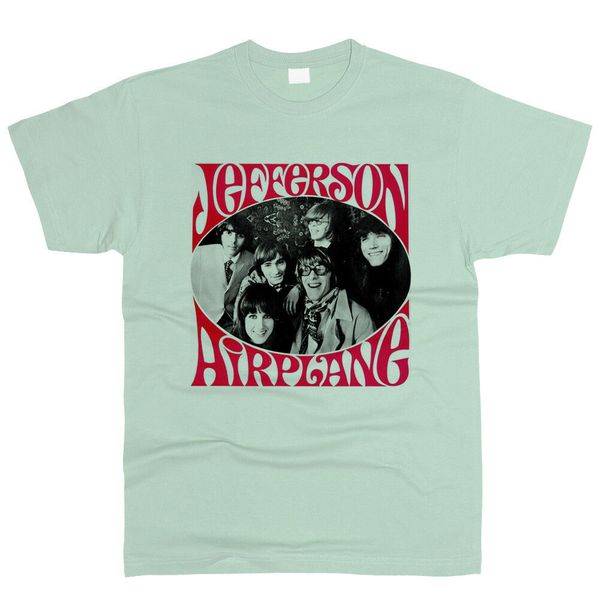 

jefferson airplane men t-shirt, White;black