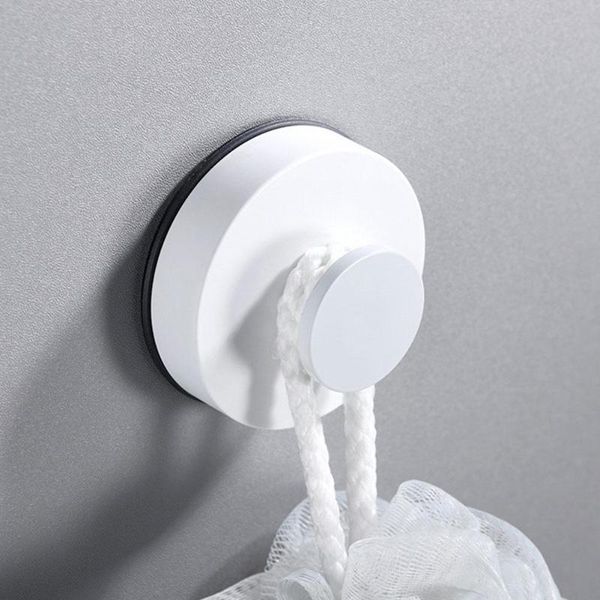 

hooks & rails 1pcs plastic sucker wall hook seamless multifunctional stick hanger for home kitchen bathroom