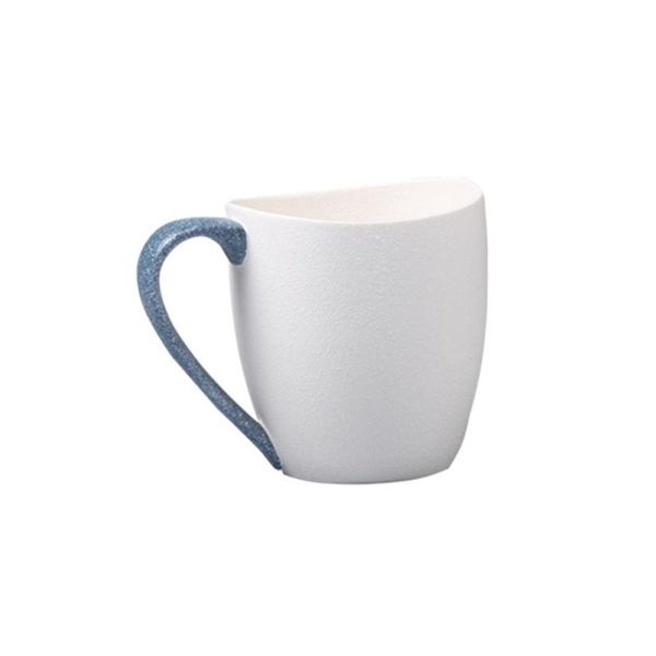 

mugs 350ml creative ceramics snowflake mug coffee cup couple afternoon tea (blue)
