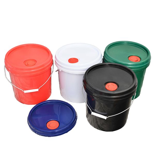 

sealed food grade plastic bucket 10l, with tamper proof cover and oil nozzle
