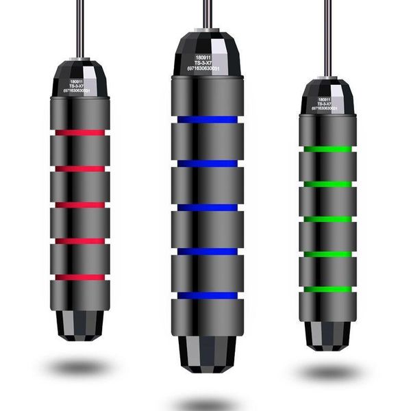 

jump ropes adjustable steel wire rope speed skipping training workout with thickened anti slip foam handle