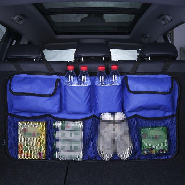 

storage bags car rear seat back bag multi hanging nets pocket trunk case organizer auto stowing tidying interior accessories