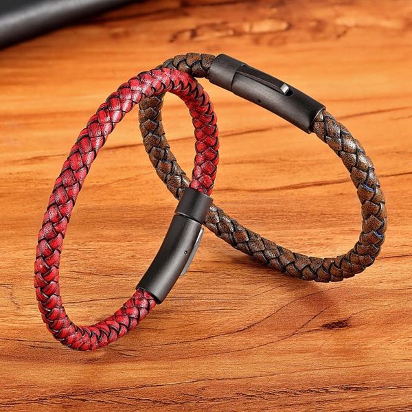 

fashion simple wrap woven handmade men bracelets male women leather bracelet bangle wholesale charm couple jewelry gift, Golden;silver