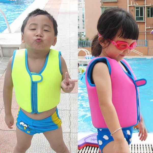 

life vest & buoy 2021 kids swim buoyancy drifting snorkeling float suit children jacket learning swimming cloth
