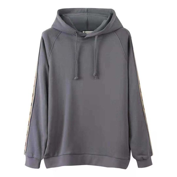 

21fw autumn and winter italy pairs hoodies letter printed hooded sweatshirt couple casual street outdoor men women hoodies zdlg0801., Black