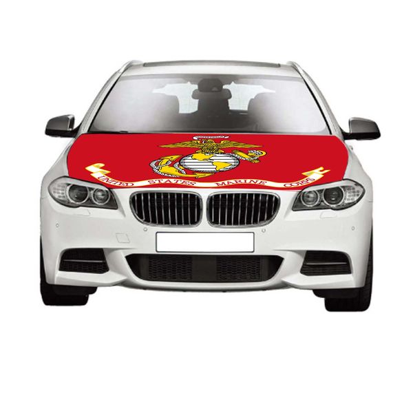 

us marine corps flags 3.3x5ft 100%polyester car bonnet banner