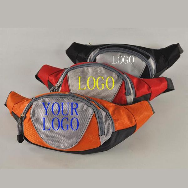 

custom waist bags 50pcs fashion women and men with waterproof oxford