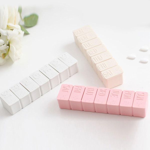 

storage bottles & jars 7 day weekly holder organizer container case portable