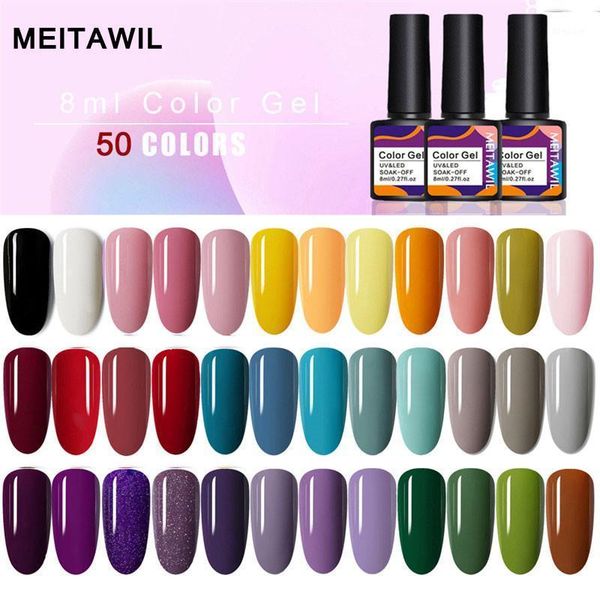 

gel nail polish manicure set 8ml colorful soak off uv led diy art base coat varnishes1, Red;pink