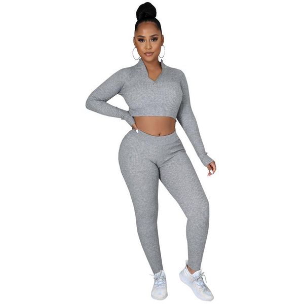

women's two piece pants 2021 autumn tracksuits women suit tracksuit solid color sportwear long sleeve hooded zipper pieces set shirt +, White