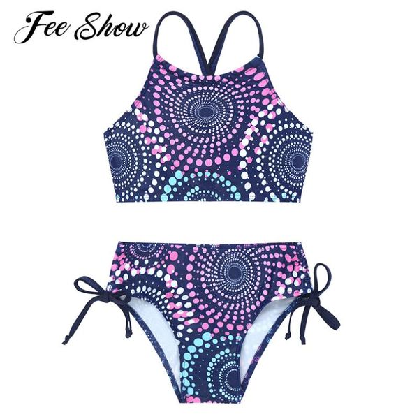 

girls sport halter tankini beachwear 2-piece bikinis set swimsuit bathing suit summer tank bikini bottom brazilian swimwear one-pieces, Black