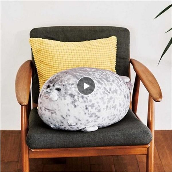 

cushion/decorative pillow 1pc 20cm 3d novelty seal plush toys sea lion stuffed throw soft party hold baby sleeping home chair cushion