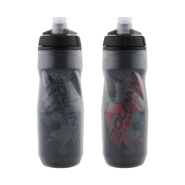 

600ml bike cycling water bottle heat - and ice-protected sports cup equipment mountain outdoor bottles & cages