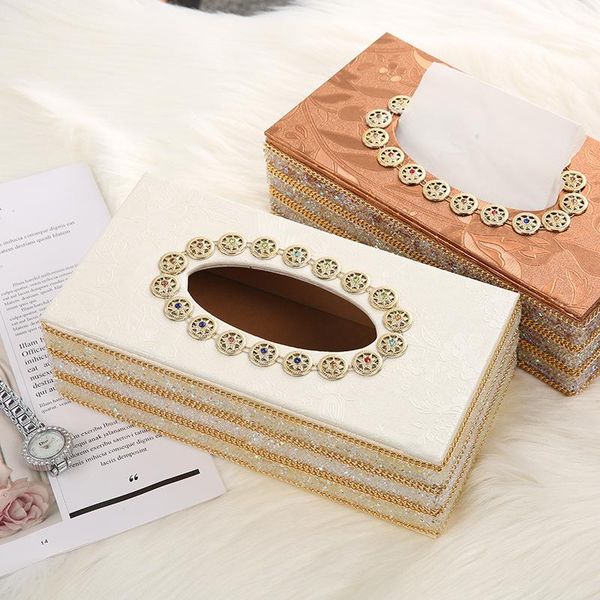 

tissue boxes & napkins crystal box rack drawer tray bathroom luxury office car el home living room napkin dining table storage supplies