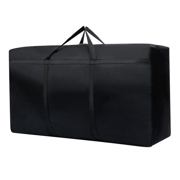 

waterproof foldable oxford cloth luggage bag for men high capacity portable travel clothes storage bags zipper moving duffel