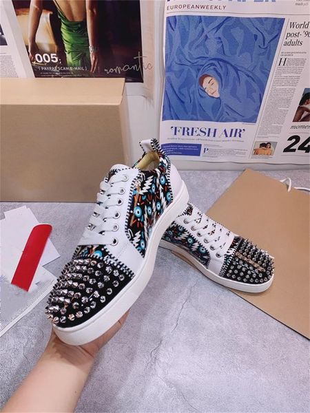 

men's summer shoes male sneakers red bottoms trainers bar party flats vulcanized shoes birthday gift italian city casual shoes counter, Red;white