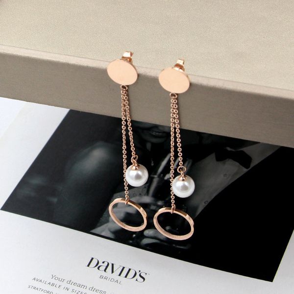 

fashion temperament woman jewelry love frosted rectangular brand earrings titanium steel earrings for women gifts wholesale, Silver