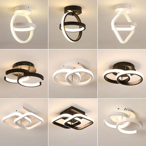

ceiling lights modern led light 22w acrylic lamp for bedroom living room diningroom kitchen foyer lighting fixtures 110v 220v