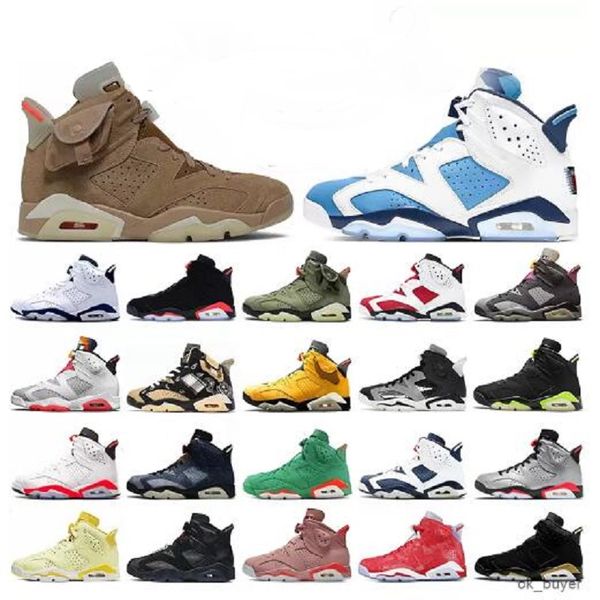 

2022 british khaki unc 6s basketball shoes jumpman 6 mens trainers carmine midnight navy black infrared tech chrome shoe