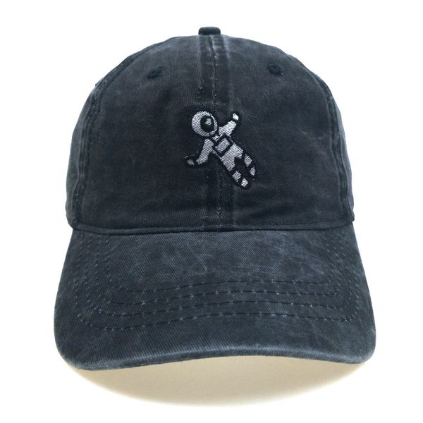 

hat washed cotton pilot embroidered baseball cap, Blue;gray