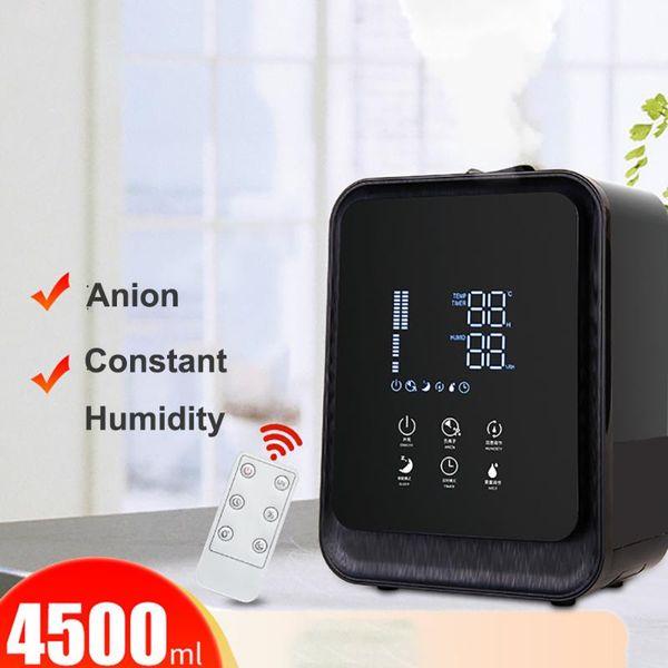 

szcl-a ultrasonic aromatherapy humidifier intelligent digital display aroma diffuser deskair purifier 450ml humidifiers