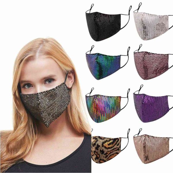 

black face mask deigner halloween masks sunscreen sequined reusable breathable dustproof thin personality facemask in stock
